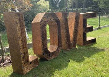 Napis LOVE , Lampy Boho