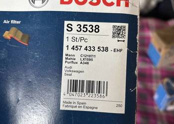 filtr powietrza bosch s3538 audi a2