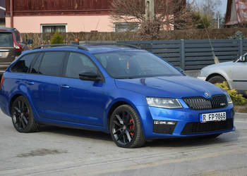Škoda Octavia 2.0TDI RS 2016r/ Led/ Navi/ Skóra/ 2 KPL KÓŁ/ Oryginał lak S…