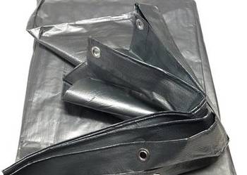 PLANDEKA 5m x 12m Blandeka SREBRNA Mocna Gruba Wzmacniana
