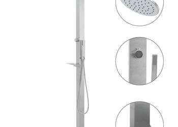 vidaXL Prysznic ogrodowy ze stali nierdzewnej, prosty(SKU:48198)