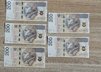 5 x 200 PLN RADAR palindrom