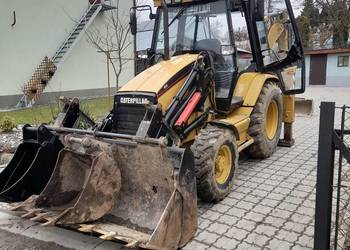 Koparko ładowarka.  Caterpillar.  Cat 428c.