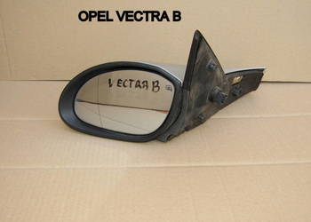 LUSTERKO ZEWNĘTRZNE ELEKTRYCZNE LEWE OPEL VECTRA B 5-PIN. SREBRNY