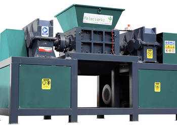 Kruszarka do Paneli Fotowoltaicznych 30kW Elektryczna 2-wałowa