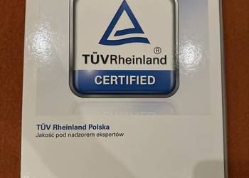 Teczka TUV Rheinland, A4, twarda oprawa, reklamowa