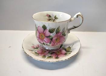 Angielska porcelana kostna sygn. PARAGON Filiżanka + spodek