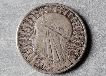96) POLSKA srebro II RP - 10 Złotych - 1932 r. - Głowa kobiety