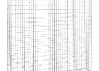 Kosze gabionowe 4 szt 200x30x180/200 cm galwanizowane żelazo WM-3145516