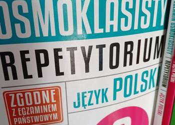 Egzamin ósmoklasisty język polski książki Trójmiasto szkolne Gdańsk Gdynia