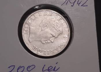 moneta srebrna Rumunii z 1942r