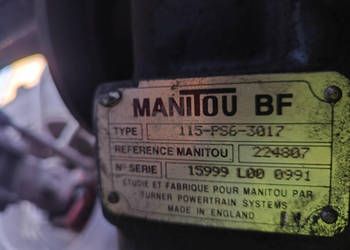 Manitou MLT 115-PS6-3017 634 Skrzynia Biegów Powershift Skrzynia Kątowa