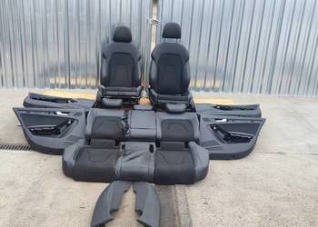 FOTEL FOTELE AUDI A4 B8 S LINE SKÓRA + MATERIAŁ *2