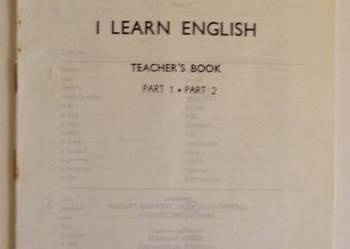 I LEARN ENGLISH SŁOWNICZEK TEACHERS BOOK