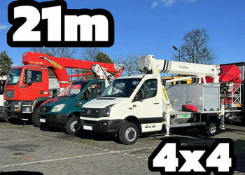 Iveco Volkswagen Crafter 4x4 Zwyżka 21m Palfinger P210BK JIP-Ogon udt Zasi…