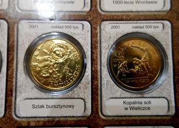 Cały rocznik  2001 monet 2 zł.