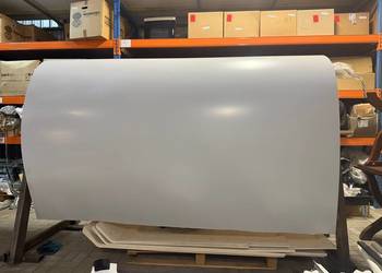 Blacha aluminiowa gładka biała dachowa do przyczepy kempingowej lub kampera