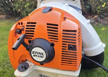 Dmuchawa plecakowa STIHL BR430 3.9km do liści sniegu 2017r. Stan bardzo dob