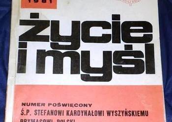 Życie i myśl. Nr 7/8 - 1981- Kard. S. Wyszyński