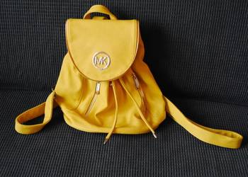 Michael Kors śliczny musztardowy plecak nowy