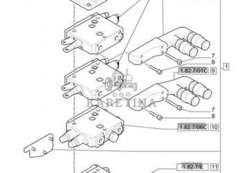 New Holland T6010 T6070 Zawór sterujący 87312721