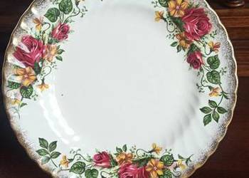 Talerzyk deserowy. Syg. English Rose. Ironstone. Washington