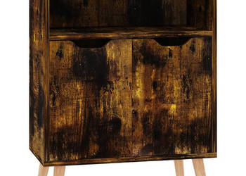 Szafka przydymiony dąb 60x30x72 cm materiał drewnopochodny WM-326830