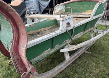 Zabytkowe, oryginalne sanie Podlasie / Lubelskie / Podkarpacie - XIX