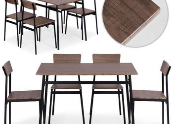 Zestaw mebli do jadalni kuchni stół + 4 krzesła MALMO ModernHome