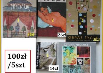 Sztuka-zestaw książek / Nikifor / Modigliani / Dwurnik