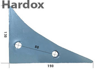 Płoza przednia HARDOX 929100050/L części do pługa POTTINGER