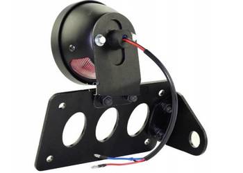 Uchwyt boczny mocowanie tablicy rejestracyjnej motocykla z lampą Bobber