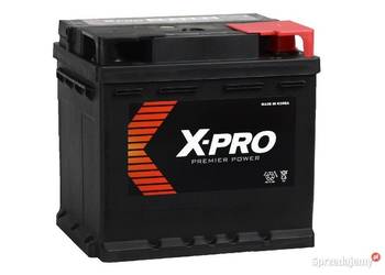 Akumulator X-PRO 43Ah 450A EN niski Prawy Plus