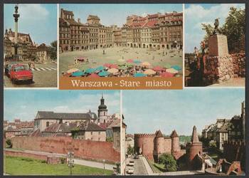 WARSZAWA - STARE MIASTO - MOZAIKA - 1975 - BEZ OBIEGU