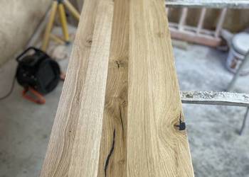 Stopnie dębowe RUSTYKALNEJ  100×30 cm - precyzja i naturalność