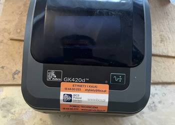 Drukarka Termiczna etykierka  Zebra GK420d (USB) etykiet GK420