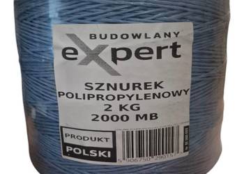 Sznurek budowlany rolniczy polipropylenowy do snopowiązałki wełny 2000mb