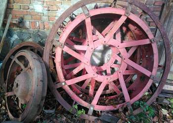 Ursus C45 lanz bulldog koła metalowe komplet z obręczami