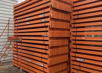 REGAŁY magazynowe przemysłowe paletowe magazyn hala STOW h300 trawers 330cm
