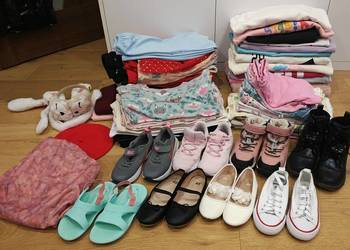 Mega paka ubrań dla dziewczynki 128-134