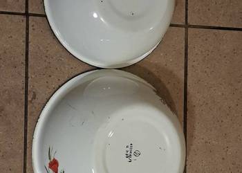 Miski emaliowane ZSRR  2 szt