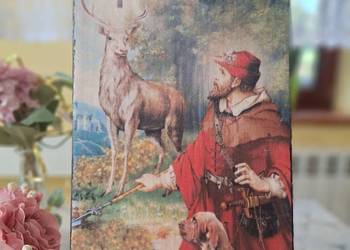 Obrazek na desce/Św Hubert