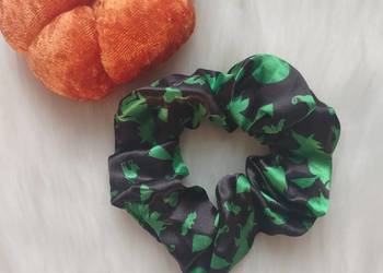 Nowa materiałowa gumka do włosów Witch Alternative Goth