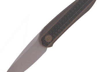 Nóż składany WE Knife Black Void Opus Bronze Titanium / Carbon Fiber, Ston…