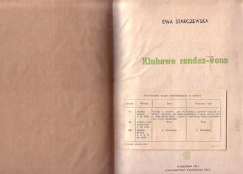 (0650) KLUBOWE RENDEZ-VOUS – EWA STARCZEWSKA