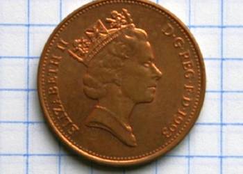2 PENSY ( TWO PENCE ) 1993 ROK - WIELKA BRYTANIA