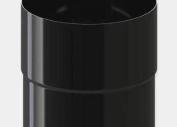 Krop złączka rury spustowej fi 90mm czarny metal