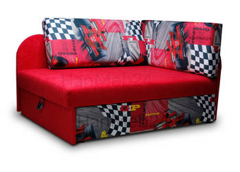 Sofa dziecięca „Kubuś” z funkcją spania – łóżko 2w1