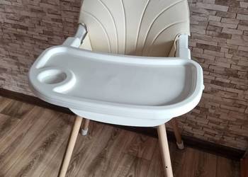 Krzesełko Do Karmienia 3w1 Fotelik Regulowana Tacka Antypoślizgowe Nakładki