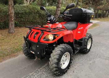 Quad 500/4X4 /kwity l7e  / IRS/hak/wyciągarka /kufer